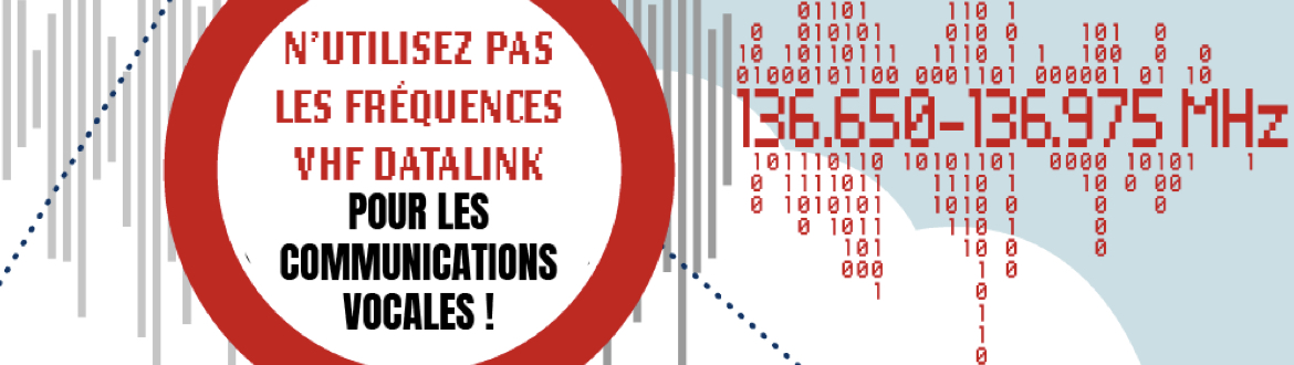 Attention ! Fréquences VHF DATALINK