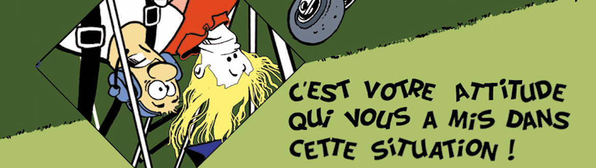 Affiche ULM comportement du pilote